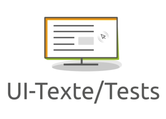 Service 2, User Interface Texte und Usability-Tests